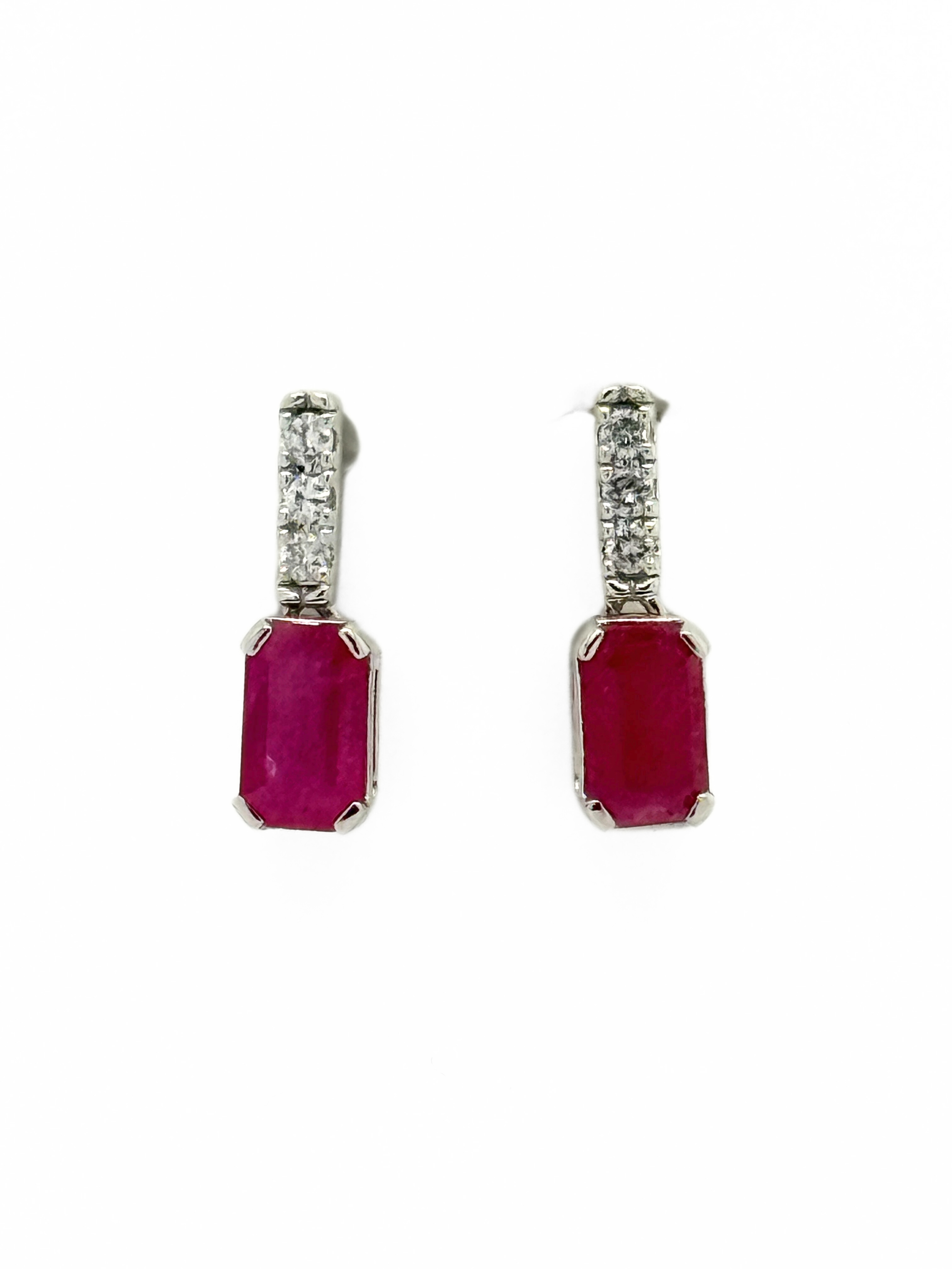 RUBY DNGL EARRINGS-421184